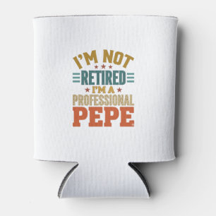 Professional Pepe Retirement Vintage Typography Sh Can Cooler