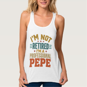 Professional Pepe Retirement Vintage Typography Sh Singlet