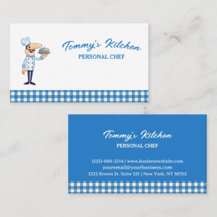 Professional Personal Chief Catering Food Service Business Card