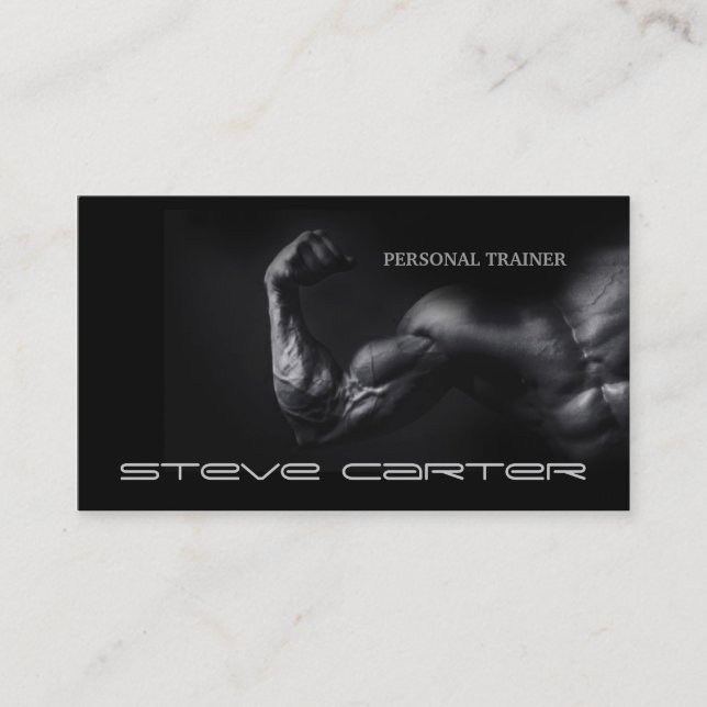 professional Personal Trainer / Bodybuilder Card (Front)