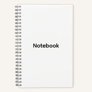 Professional Personalised Modern Minimalist Notebook