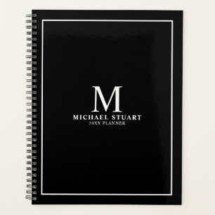 Professional Personalised Monogram and Name Planner