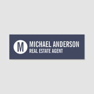 Professional Personalised Monogram and Name Tag
