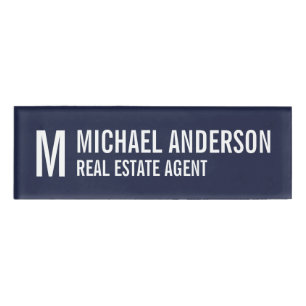 Professional Personalised Monogram and Name Tag