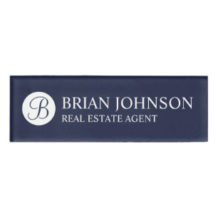 Professional Personalised Monogram and Name Tag