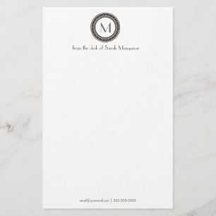 Professional Personalised Monogram Stationery