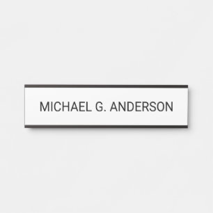 Professional Personalised Name Door Sign