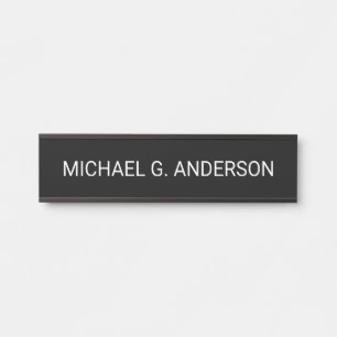 Professional Personalised Name Door Sign