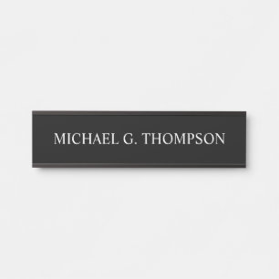 Professional Personalised Name Door Sign