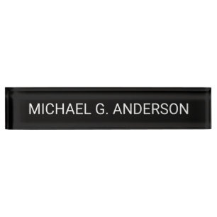 Professional Personalised Name Nameplate