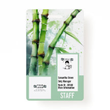 Professional Personalized security photo card