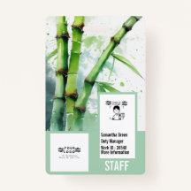 Professional Personalized security photo card 