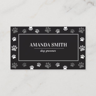 Professional Pet Grooming & Animal Care Business Card