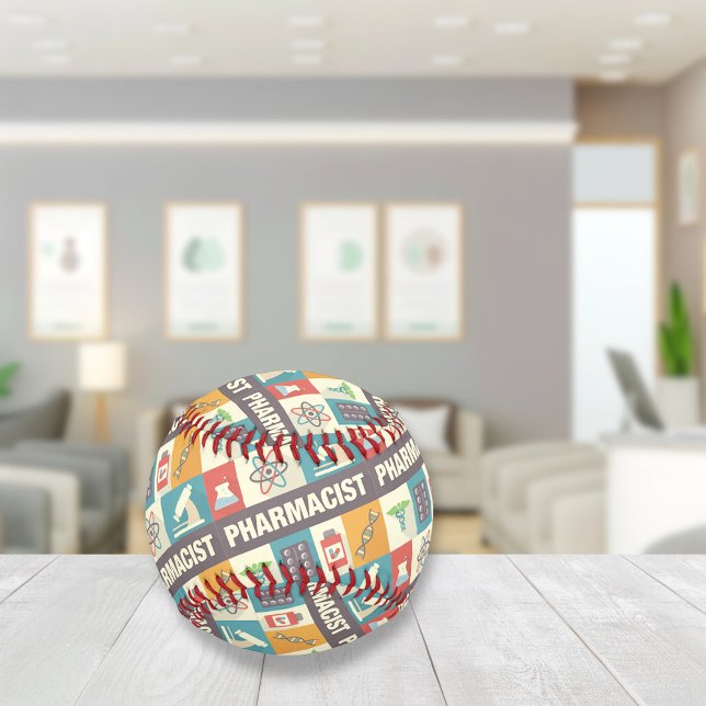 Professional Pharmacist Iconic Designed Baseball (Creator Uploaded)