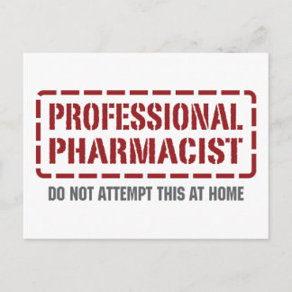 Professional Pharmacist Postcard