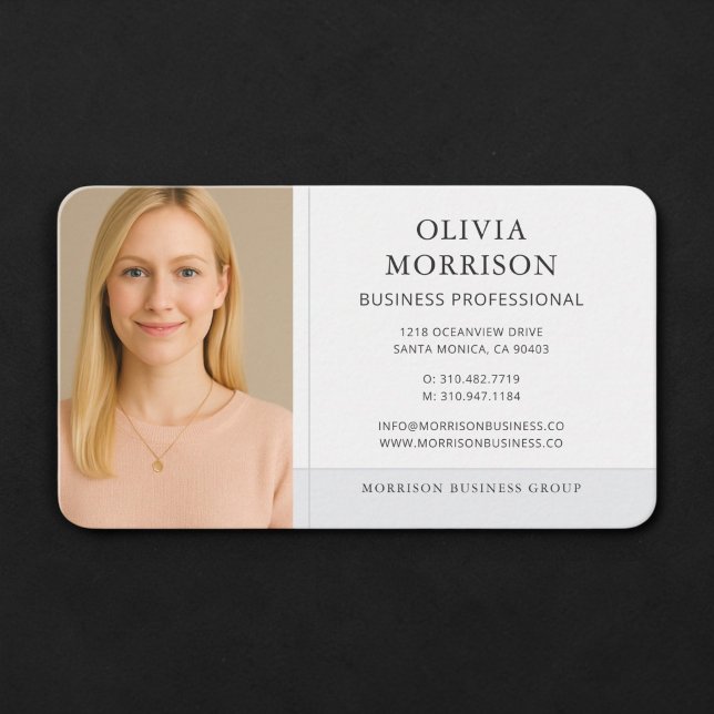 Professional Photo Business Card (Creator Uploaded)