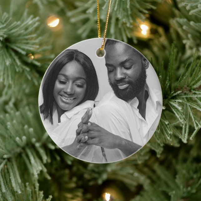 Professional Photo Ceramic Circle Tree Decoration (Tree)