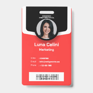Professional Photo ID Badge - Customise with Logo