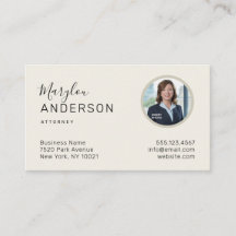 Professional (PHOTO INSERT) UNISEX - Business Card