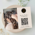 Professional Photo l Business Logo & QR Code Salon<br><div class="desc">The QR code can be used to direct customers to your website,  where they can learn more about your services. The flyer can be used to promote your services and to create a professional look for your brand.</div>
