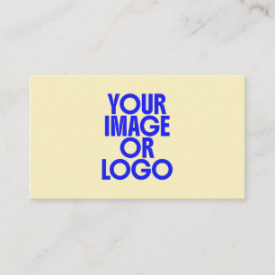 Professional Photo Logo Boutique Minimal Yellow Business Card