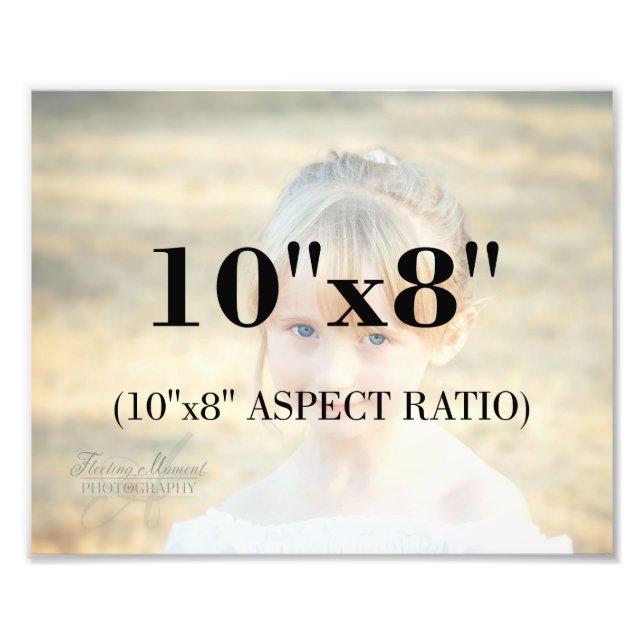 Professional Photo Template 10 x 8 Aspect Ratio (Front)