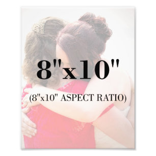 Professional Photo Template 8 x 10 Aspect Ratio Print