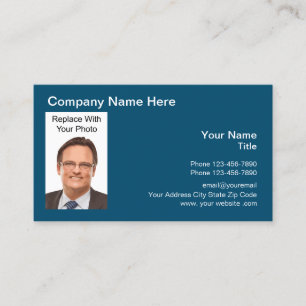 Professional Photo Template Business Card