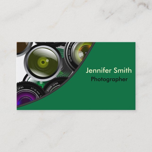 Professional Photographer Appointment Card (Front)