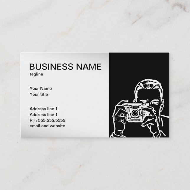 Professional Photographer Business Card (Front)