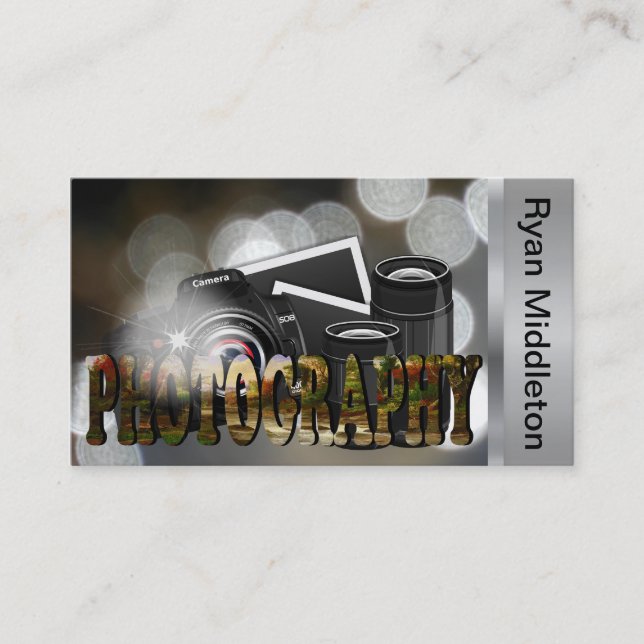 Professional Photographer Business Card (Front)