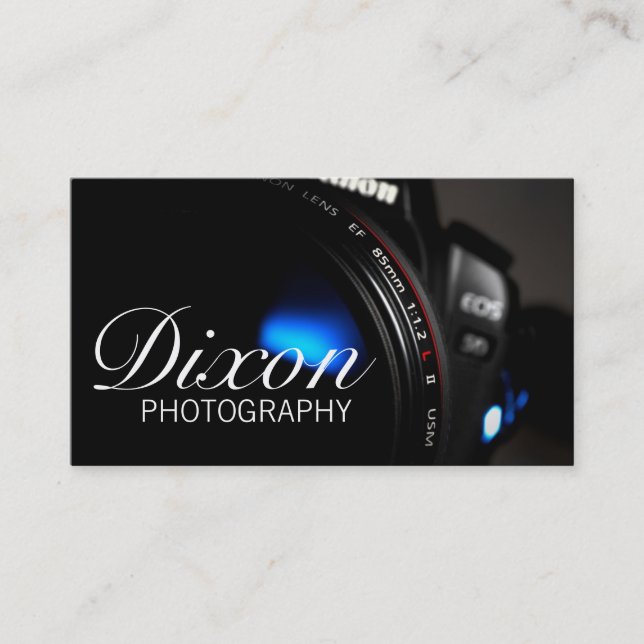 Professional Photographer Business Card (Front)