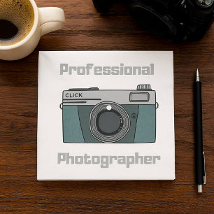 Professional Photographer Camera Photo Napkins