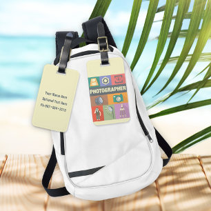 Professional Photographer Iconic Designed Luggage Tag