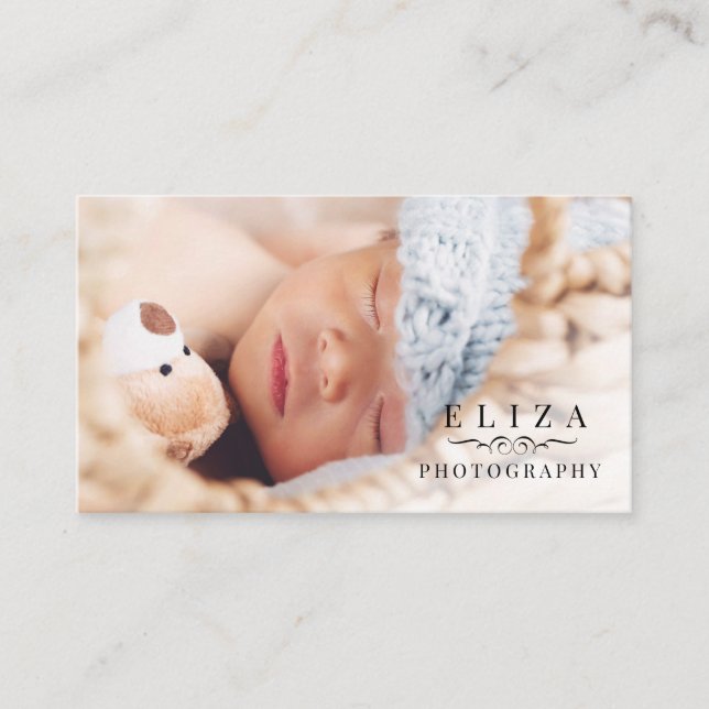 Professional Photographer Photography Studio Business Card (Front)