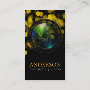 Professional Photographer Vertical Business Card 9