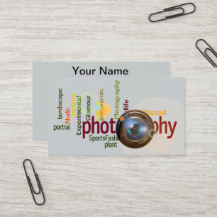 Professional Photography Business Card