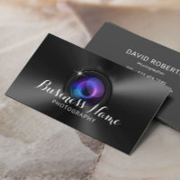 Professional Photography Camera Lens Faux Metal