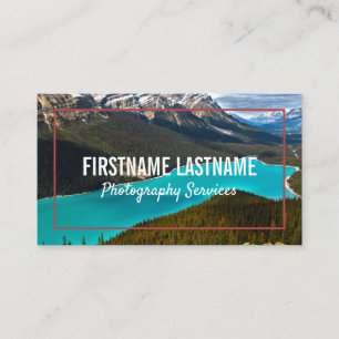 Professional Photography Red Business Cards