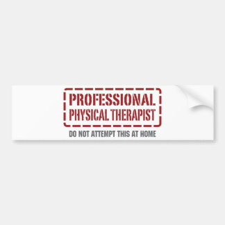 Professional Physical Therapist Bumper Sticker