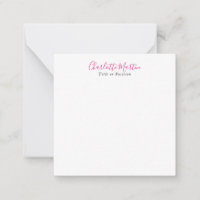 Professional Pink White Manager Consultant Chief