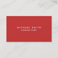 Professional Plain Elegant Interior Decorator Red