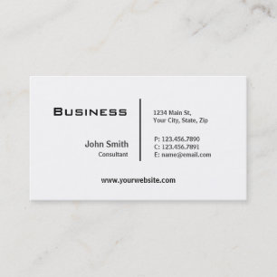 Professional Plain Elegant Modern Computer Repair Business Card
