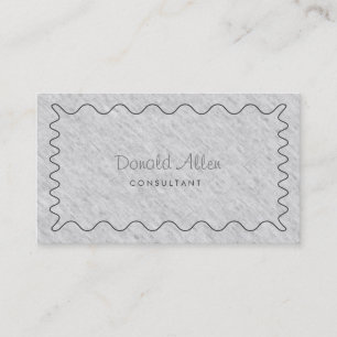 Professional Plain Grey Elegant Modern Simple Business Card