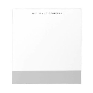 Professional Plain Minimalist Modern Notepad