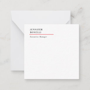 Professional plain minimalist modern trendy card