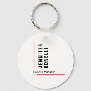 Professional plain minimalist modern trendy key ring