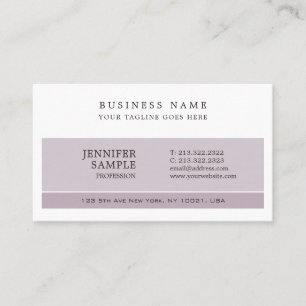 Professional Plain Modern Elegant Colours Design Business Card