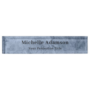Professional Plain Modern Elegant Nameplate