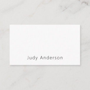 Professional Plain Modern Elegant Your Name Enclosure Card